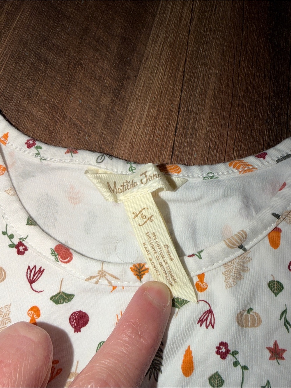 Matilda Jane girls fall shirt size 6 - Picture 3 of 5